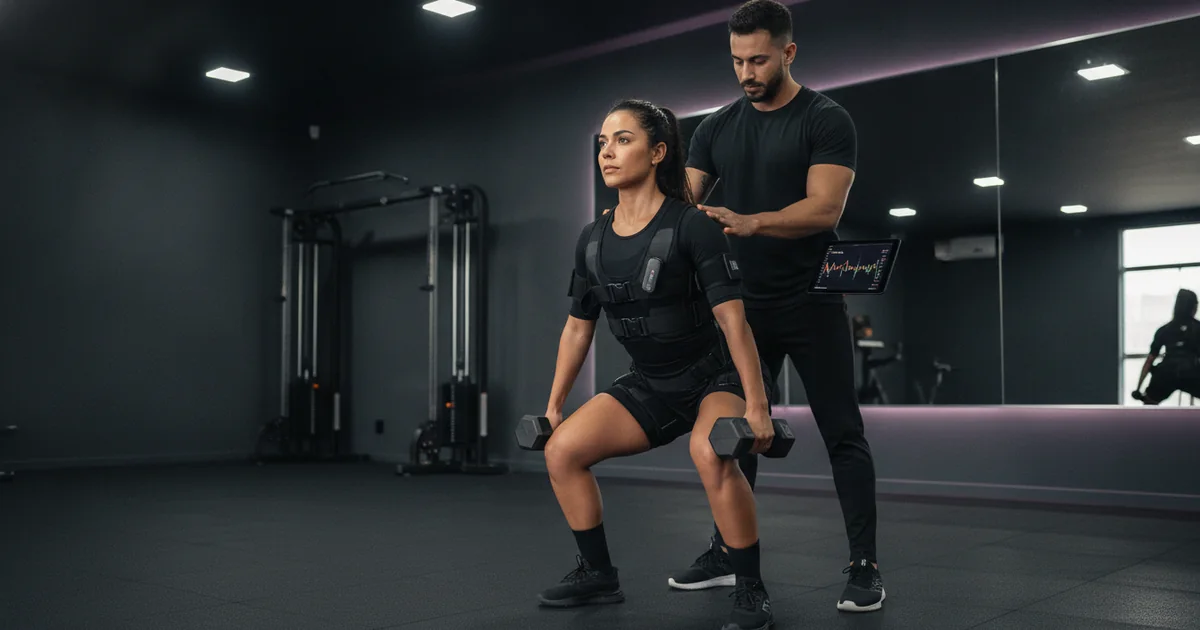 Cvortex Goiânia: eletroestimulação EMS e treino de 25 min